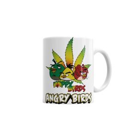 Baskı Dükkanı KB65 Angry Bırds Happy Birds Porselen Kupa Bardak