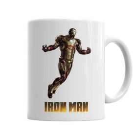 Baskı Dükkanı KB650 Ironman Flying Porselen Kupa Bardak