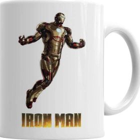 Baskı Dükkanı KB650 Ironman Flying Porselen Kupa Bardak
