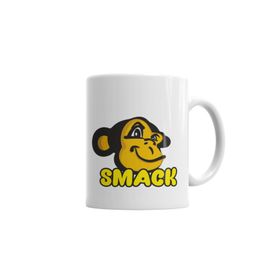 Baskı Dükkanı KB6500 Macaquinho Smack Porselen Kupa Bardak