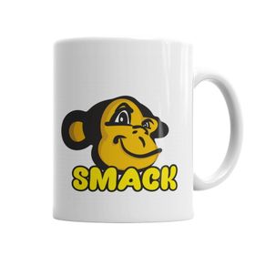 Baskı Dükkanı KB6500 Macaquinho Smack Porselen Kupa Bardak