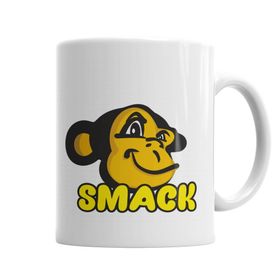 Baskı Dükkanı KB6500 Macaquinho Smack Porselen Kupa Bardak