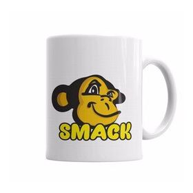Baskı Dükkanı KB6500 Macaquinho Smack Porselen Kupa Bardak
