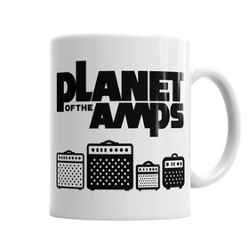 Baskı Dükkanı KB6501 Planet Of The Amps Porselen Kupa Bardak