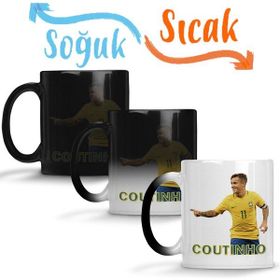 Baskı Dükkanı KB6519 Phelippe Coutinho Seleçao Brasileira Porselen Kupa Bardak