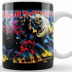Baskı Dükkanı KB652 Iron Maiden Porselen Kupa Bardak