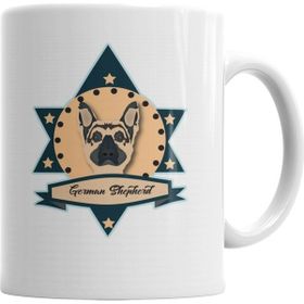 Baskı Dükkanı KB6530 Pastor Alemao Pug Köpek Porselen Kupa Bardak