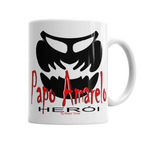 Baskı Dükkanı KB6536 Papo Amarelo Heroi Porselen Kupa Bardak