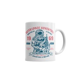 Baskı Dükkanı KB6546 Outerspace Adventure Porselen Kupa Bardak