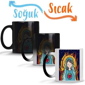 Baskı Dükkanı KB6591 Nossa Senhora Porselen Kupa Bardak