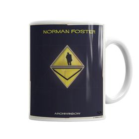 Baskı Dükkanı KB6593 Normam Foster Porselen Kupa Bardak