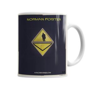 Baskı Dükkanı KB6593 Normam Foster Porselen Kupa Bardak