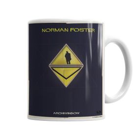 Baskı Dükkanı KB6593 Normam Foster Porselen Kupa Bardak