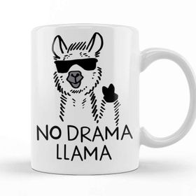 Baskı Dükkanı KB6596 No Drama Porselen Kupa Bardak
