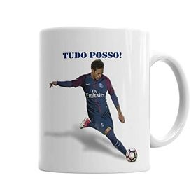 Baskı Dükkanı KB6599 Neymar Jr Tudo Posso Porselen Kupa Bardak