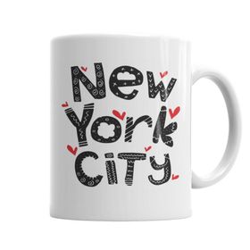 Baskı Dükkanı KB6600 New York City Porselen Kupa Bardak