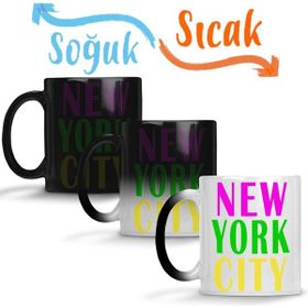 Baskı Dükkanı KB6600 New York City Porselen Kupa Bardak