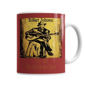 Baskı Dükkanı KB6611 Robert Johnson Porselen Kupa Bardak