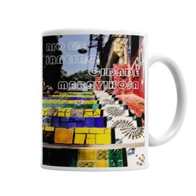 Baskı Dükkanı KB6616 Rio De Janeiro Verde Porselen Kupa Bardak