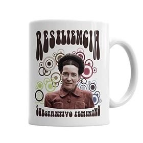 Baskı Dükkanı KB6626 Resiliencia Simone De Beauvoir Porselen Kupa Bardak