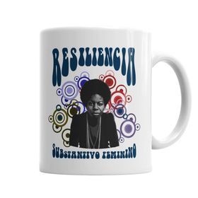 Baskı Dükkanı KB6628 Resiliencia Nina Simone Porselen Kupa Bardak
