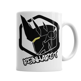 Baskı Dükkanı KB6630 Reinhardt Overwatch Porselen Kupa Bardak