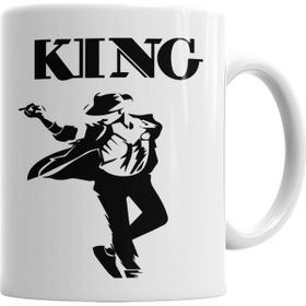 Baskı Dükkanı KB6631 Rei Michael Jackson Forever King Porselen Kupa Bardak