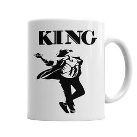 Baskı Dükkanı KB6631 Rei Michael Jackson Forever King Porselen Kupa Bardak