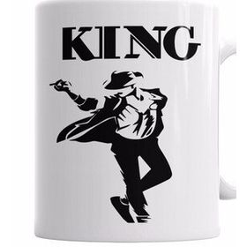 Baskı Dükkanı KB6631 Rei Michael Jackson Forever King Porselen Kupa Bardak