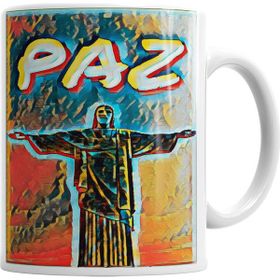 Baskı Dükkanı KB6633 Redentor Da Paz Porselen Kupa Bardak