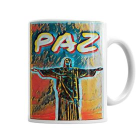 Baskı Dükkanı KB6633 Redentor Da Paz Porselen Kupa Bardak