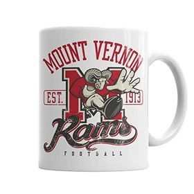 Baskı Dükkanı KB6645 Rams Mount Vernon Porselen Kupa Bardak