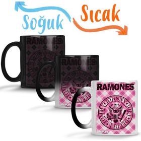 Baskı Dükkanı KB6647 Ramones Pink By Neopunk Porselen Kupa Bardak