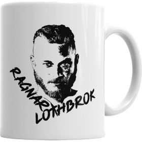 Baskı Dükkanı KB6658 Ragnar Lothbrok Porselen Kupa Bardak