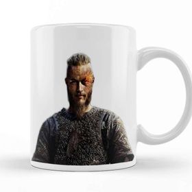 Baskı Dükkanı KB6658 Ragnar Lothbrok Porselen Kupa Bardak