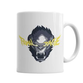 Baskı Dükkanı KB6676 Primal Rage Porselen Kupa Bardak