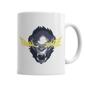 Baskı Dükkanı KB6676 Primal Rage Porselen Kupa Bardak