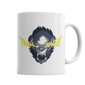 Baskı Dükkanı KB6676 Primal Rage Porselen Kupa Bardak