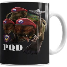 Baskı Dükkanı KB6677 Pqd Cerbero Militar Porselen Kupa Bardak