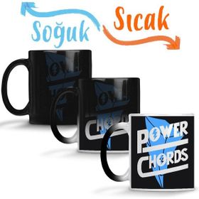 Baskı Dükkanı KB6681 Power Chords Porselen Kupa Bardak