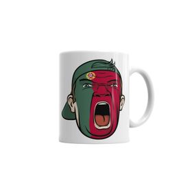 Baskı Dükkanı KB6683 Portugal Fan Porselen Kupa Bardak