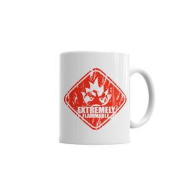 Baskı Dükkanı KB6693 Pokemon Extremely Flammable Porselen Kupa Bardak
