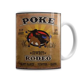 Baskı Dükkanı KB6694 Poke Rodeo Porselen Kupa Bardak