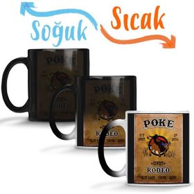 Baskı Dükkanı KB6694 Poke Rodeo Porselen Kupa Bardak