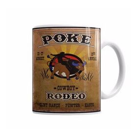 Baskı Dükkanı KB6694 Poke Rodeo Porselen Kupa Bardak
