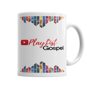 Baskı Dükkanı KB6698 Playlist Gospel 1 Porselen Kupa Bardak