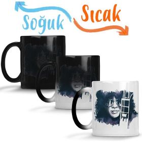 Baskı Dükkanı KB6712 Slash Gunsn Roses Porselen Kupa Bardak