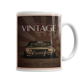 Baskı Dükkanı KB6715 Skyline Vintage Porselen Kupa Bardak