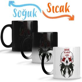 Baskı Dükkanı KB6716 Skullcrab Porselen Kupa Bardak