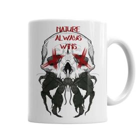 Baskı Dükkanı KB6716 Skullcrab Porselen Kupa Bardak